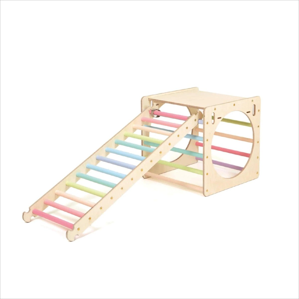 Kletterwürfel Kletterwürfel Explorer Holz Pastell