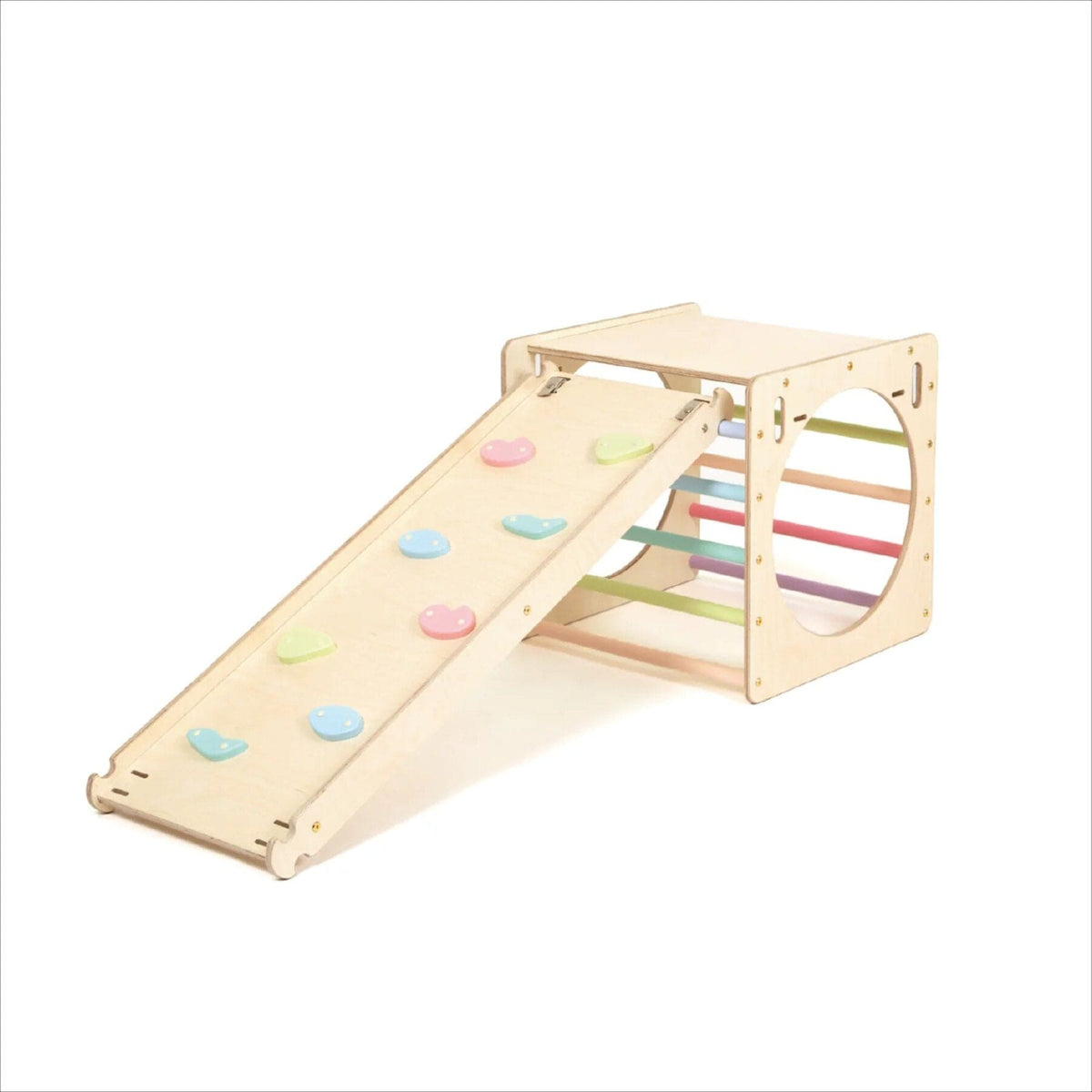 Kletterwürfel Kletterwürfel Explorer Holz Pastell