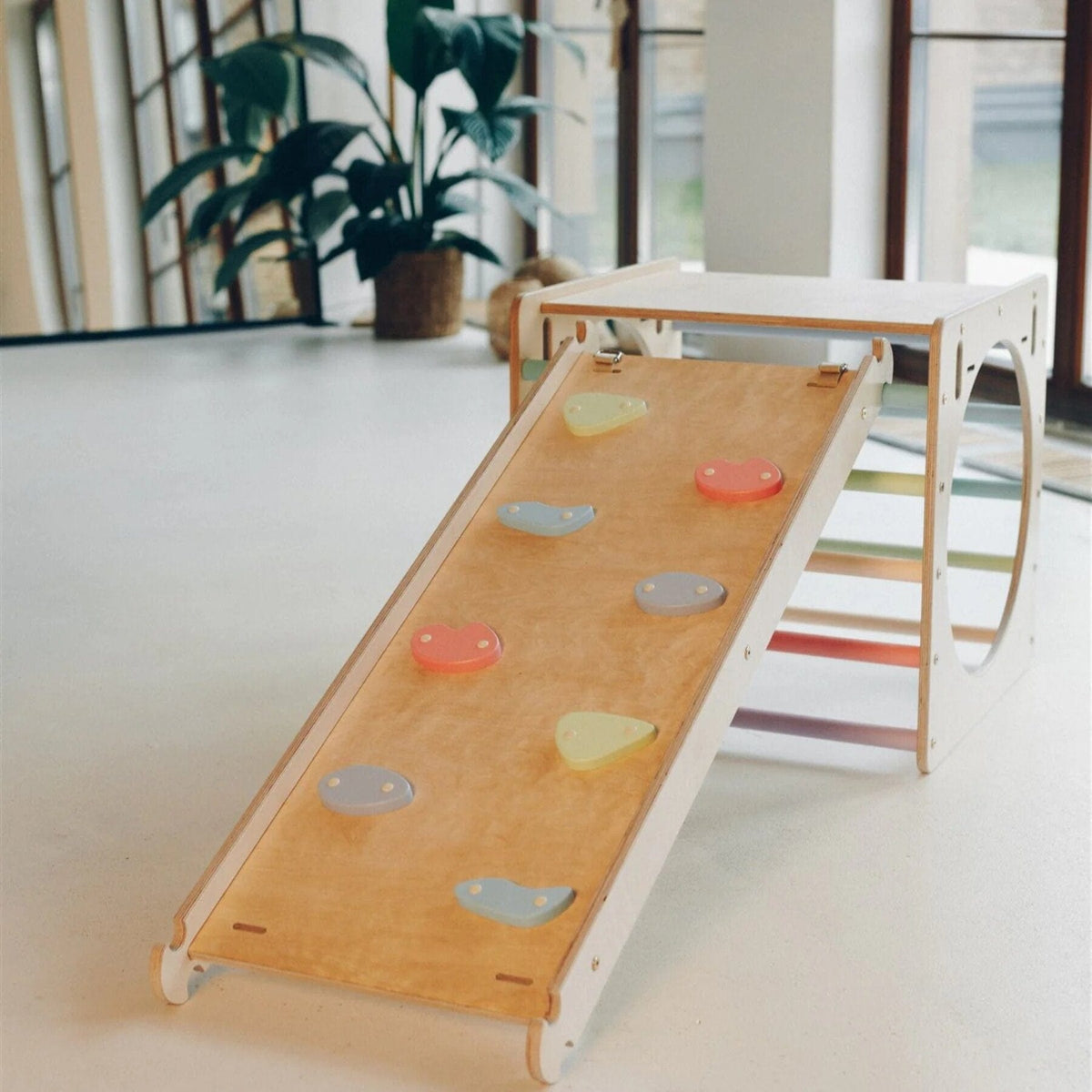 Kletterwürfel Kletterwürfel Explorer Holz Pastell