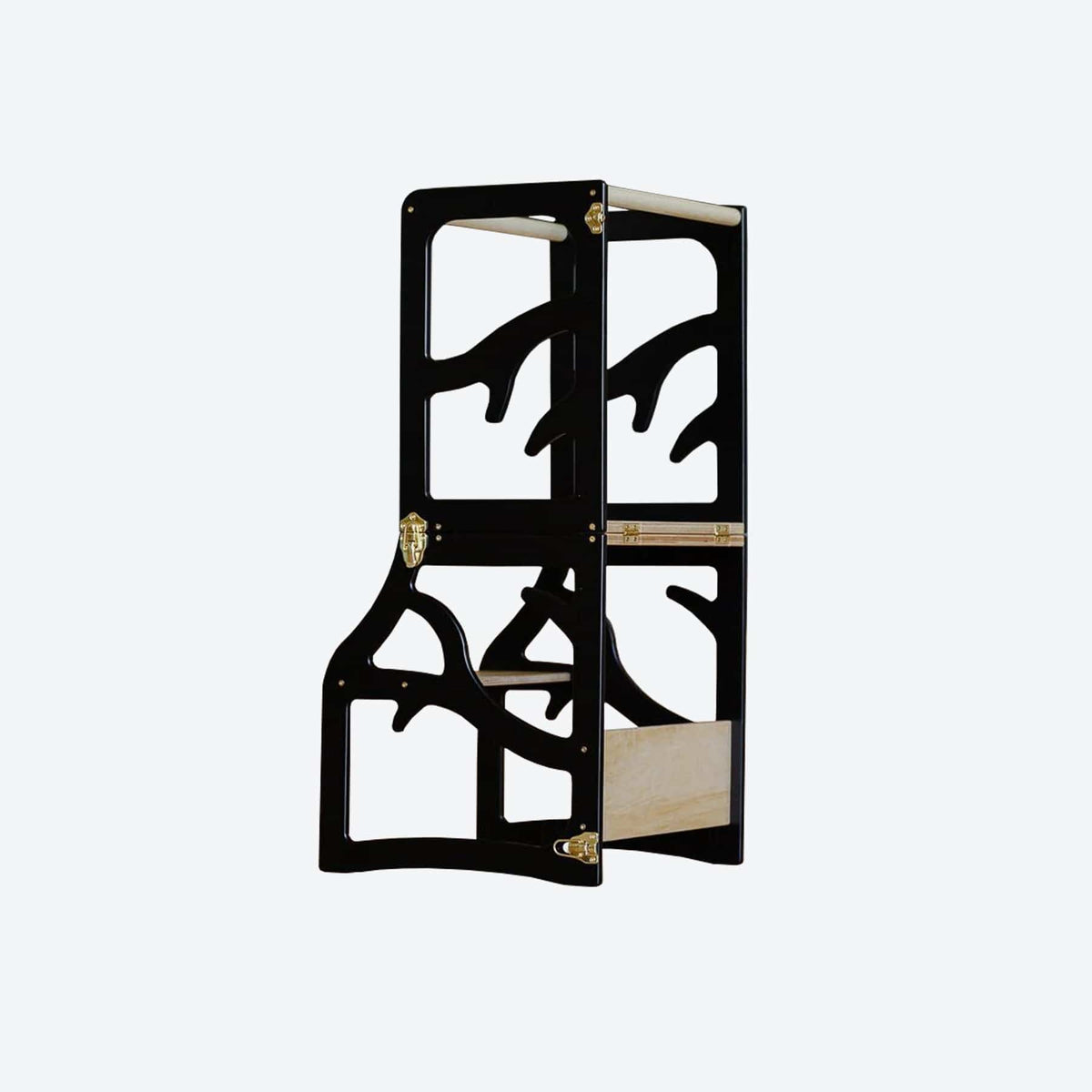 Learning Tower 3in1 wandelbarer Montessori Lernturm - mit Rutsche oder Tritthocker - Tree Design
