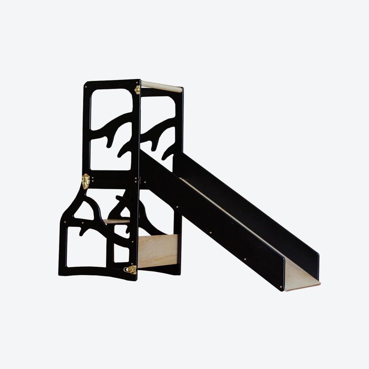 Learning Tower 3in1 wandelbarer Montessori Lernturm - mit Rutsche oder Tritthocker - Tree Design