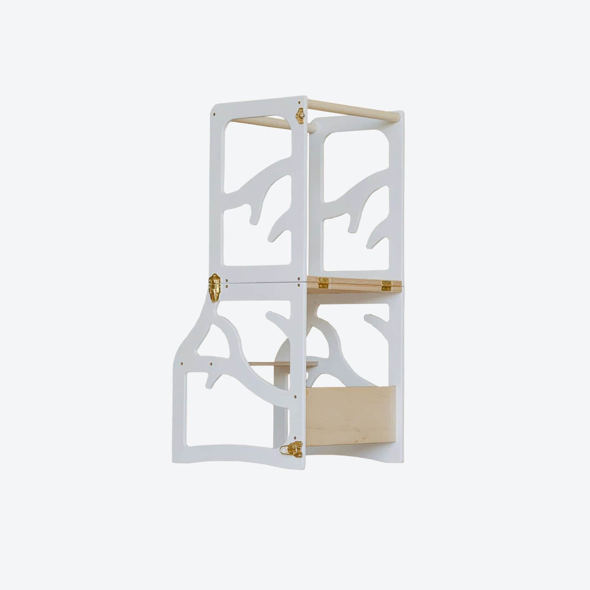 Learning Tower 3in1 wandelbarer Montessori Lernturm - mit Rutsche oder Tritthocker - Tree Design