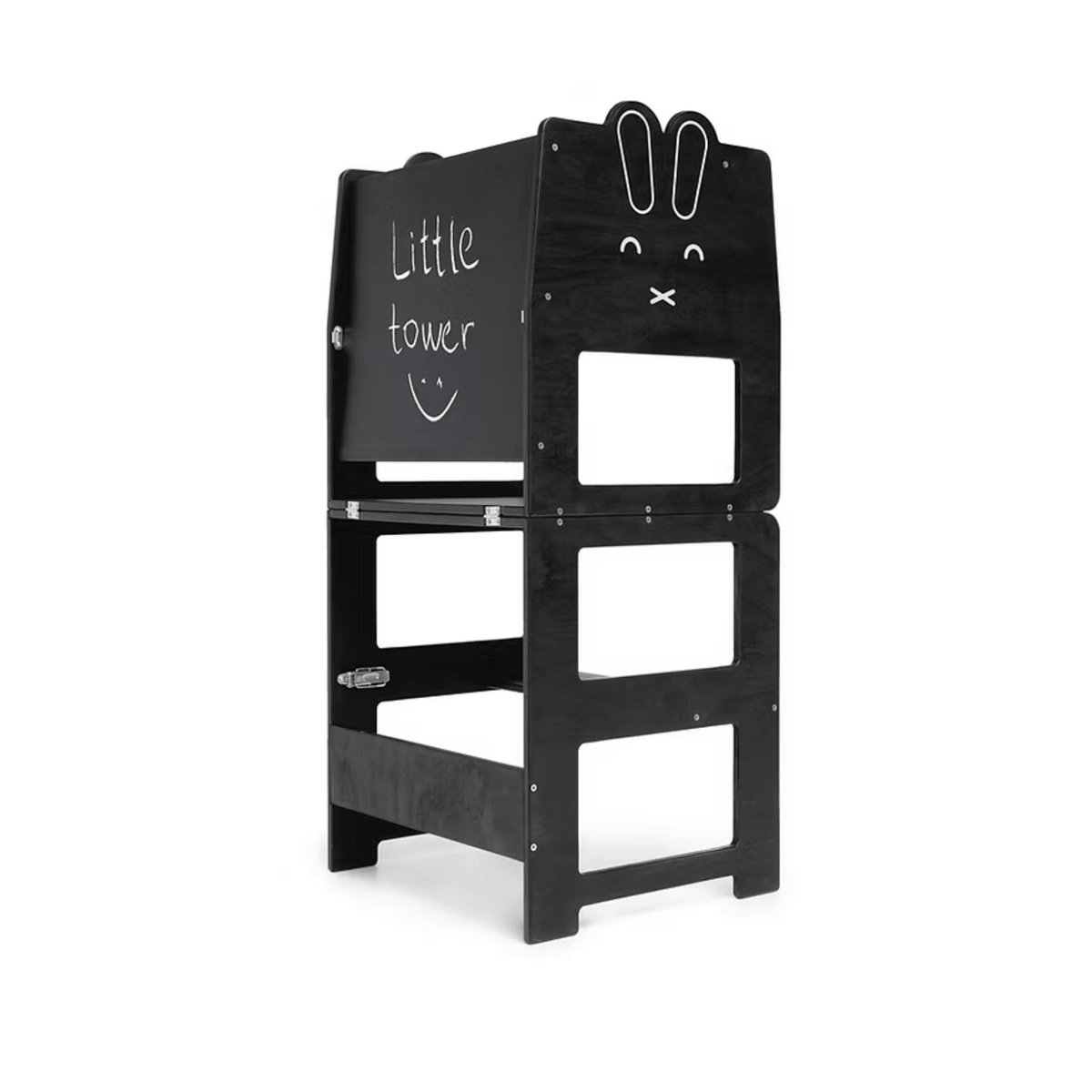 Learning Tower Lernturm wandelbarer mit Schreibtafel Design Hase