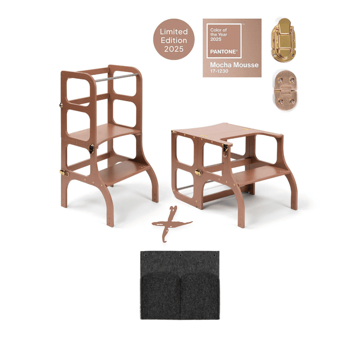 Learning Tower STEP’n’SIT Montessori Lernturm 2-in-1 Limitierte Edition