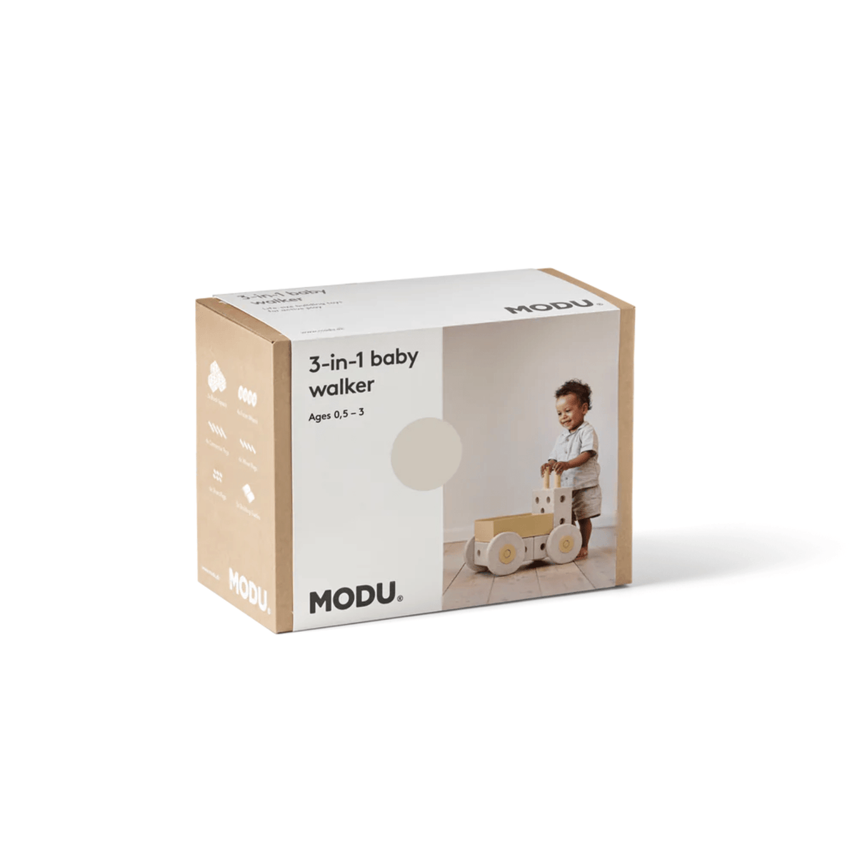 Lern- & Motorikspielzeug 3-in-1 Baby Walker MODU Lauflernwagen