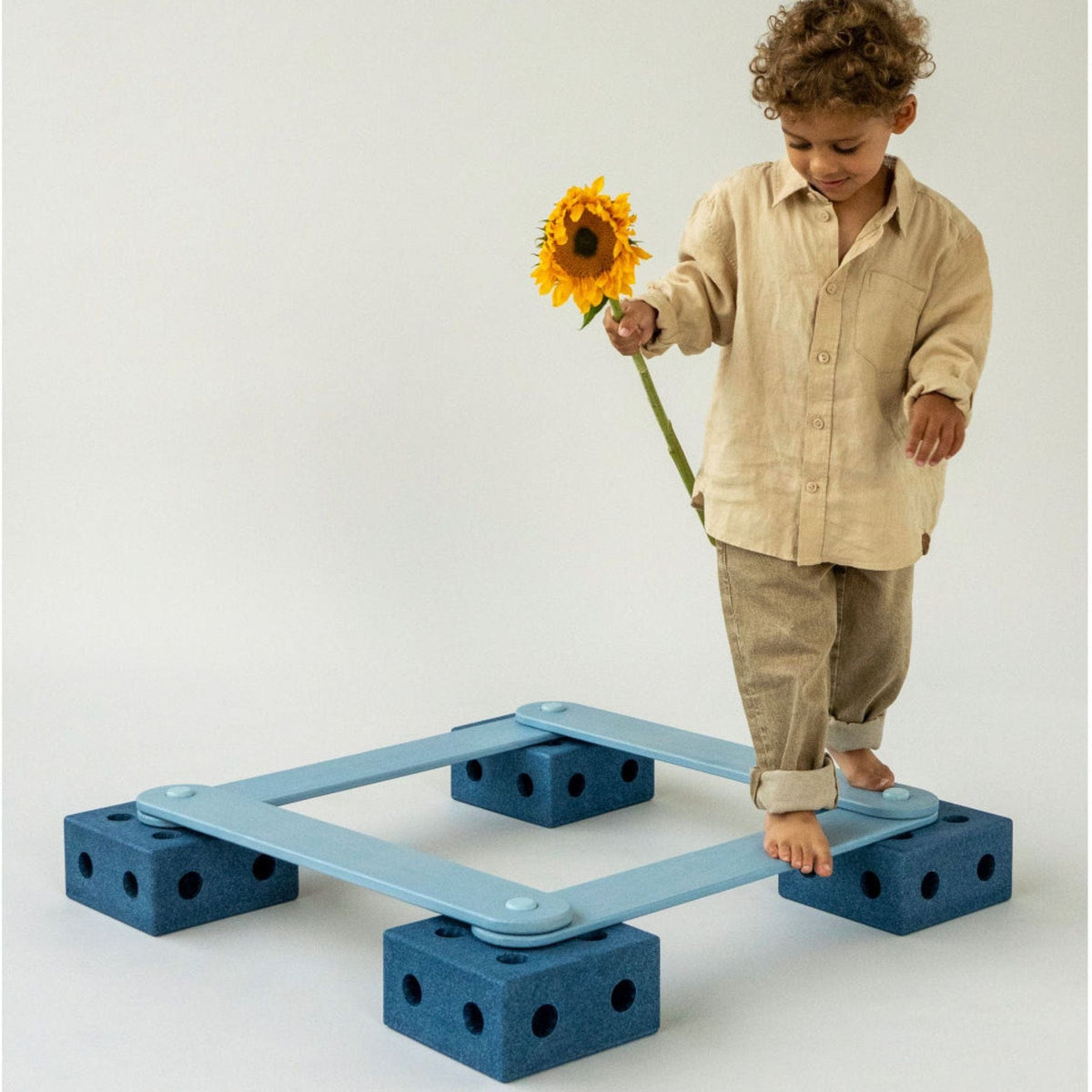 Lern- & Motorikspielzeug MODU Balance Track Set – Kreatives Balancierspiel & Bau-Spielset für Kinder