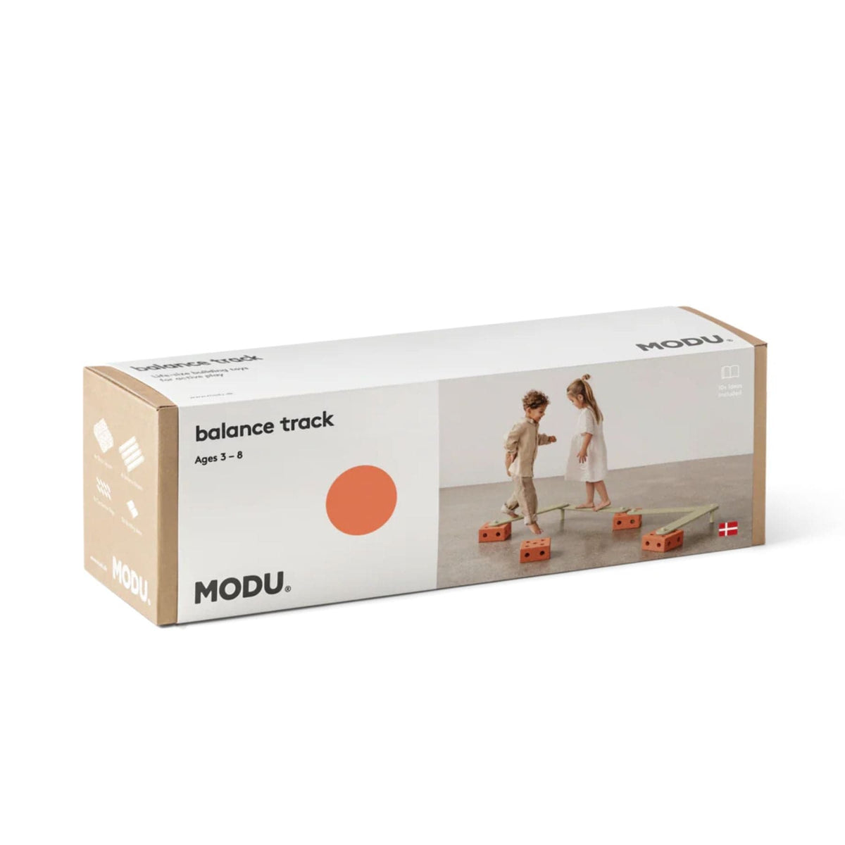 Lern- & Motorikspielzeug MODU Balance Track Set – Kreatives Balancierspiel & Bau-Spielset für Kinder