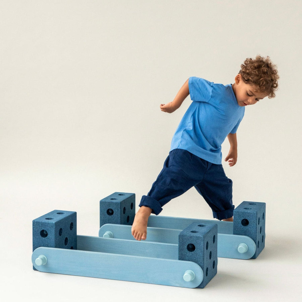 Lern- & Motorikspielzeug MODU Balance Track Set – Kreatives Balancierspiel & Bau-Spielset für Kinder