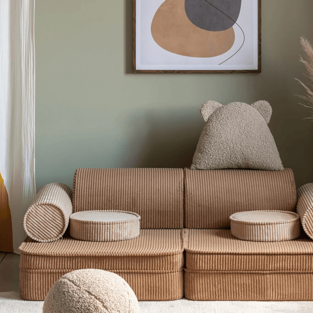 Polstermöbel Modulares Kinder-Spielsofa Kindersofa aus Cord I wigiwama