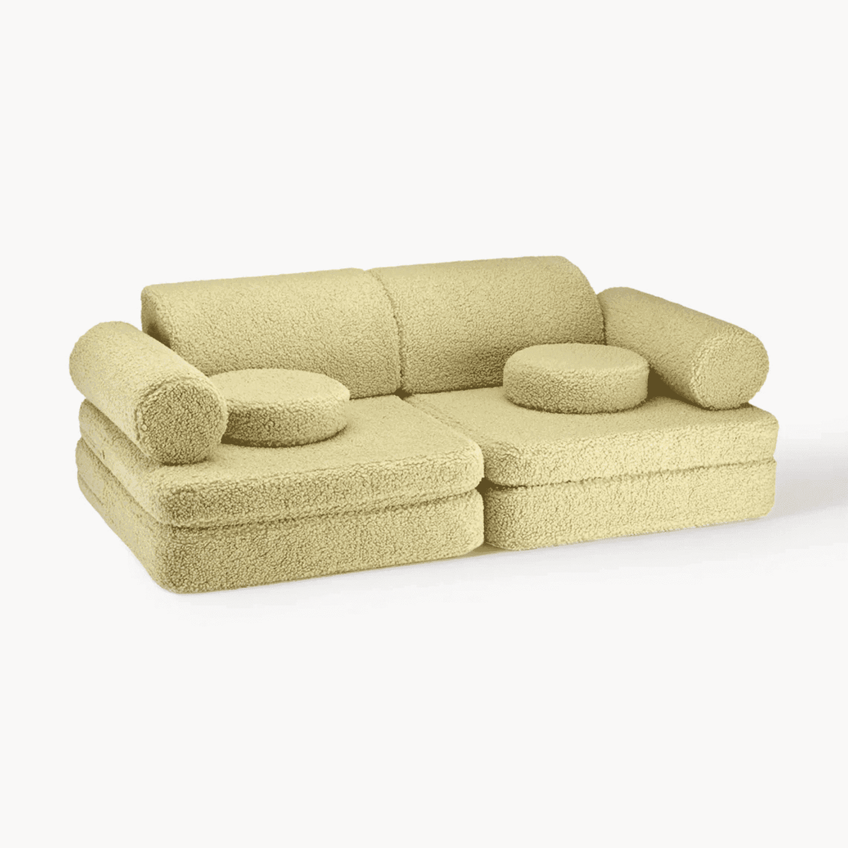 Polstermöbel Modulares Kinder-Spielsofa Kindersofa aus Teddy I wigiwama