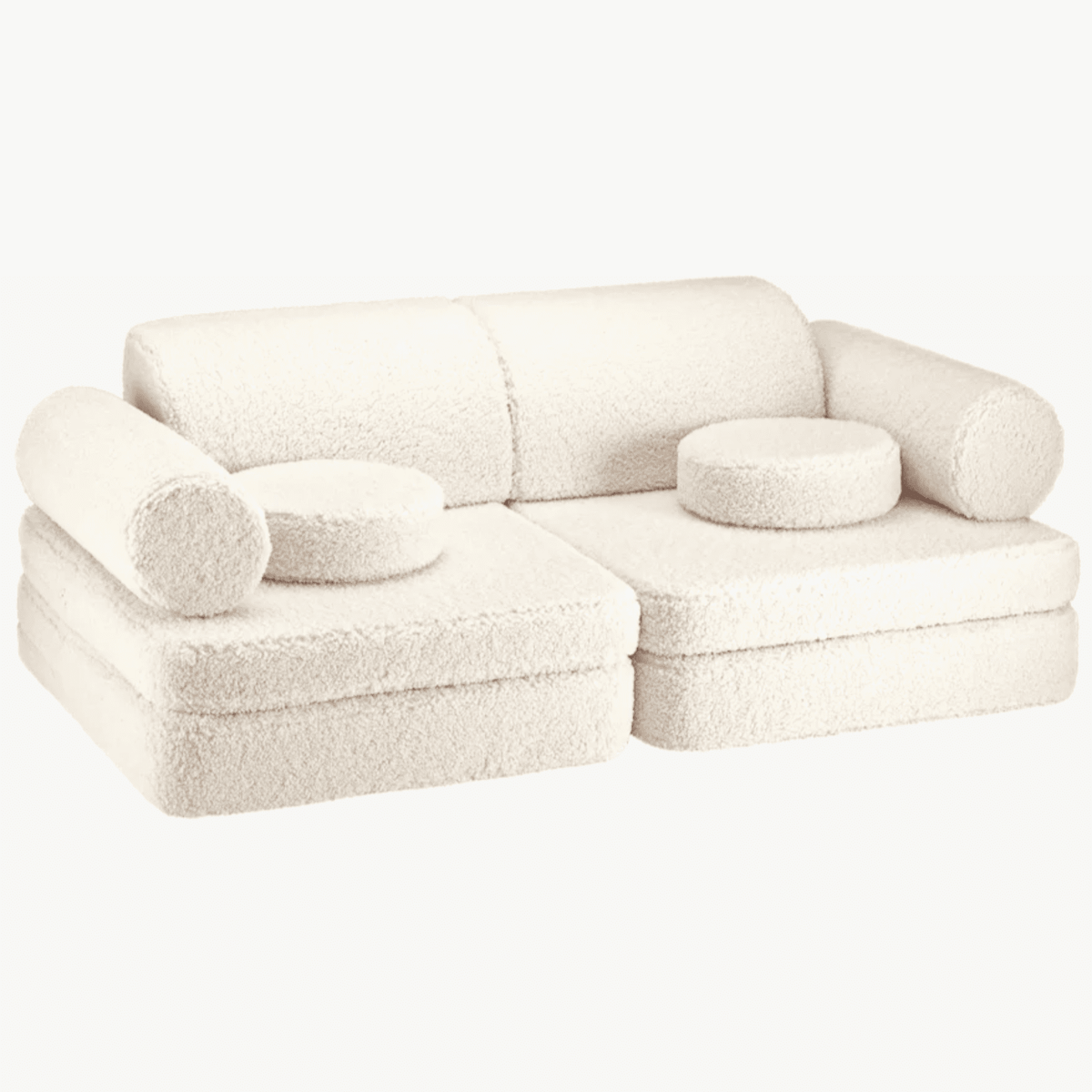 Polstermöbel Modulares Kinder-Spielsofa Kindersofa aus Teddy I wigiwama