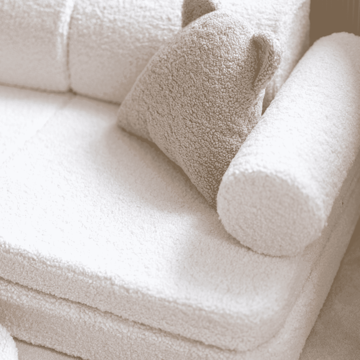 Polstermöbel Modulares Kinder-Spielsofa Kindersofa aus Teddy I wigiwama