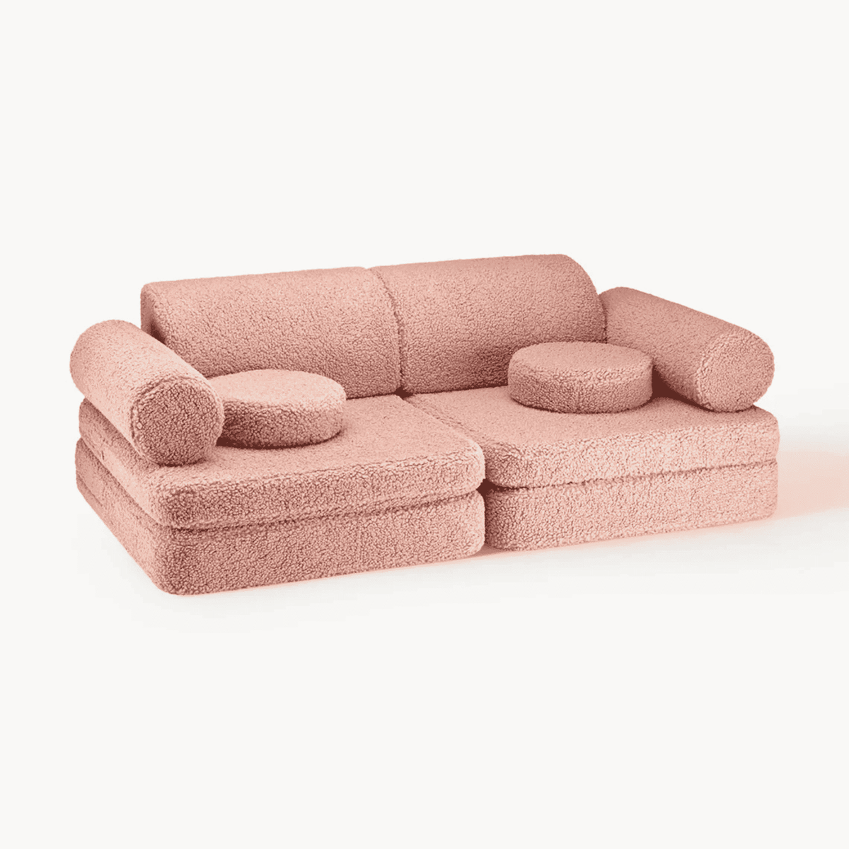 Polstermöbel Modulares Kinder-Spielsofa Kindersofa aus Teddy I wigiwama