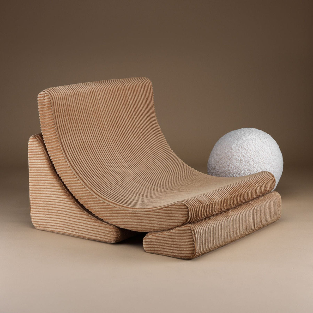 Polstermöbel wigiwama Moon Chair Kindersessel – modularer Kinder-Sessel I Cord