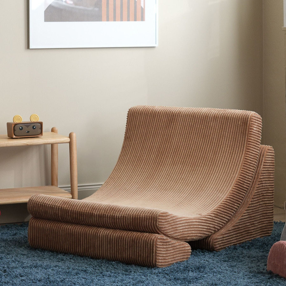 Polstermöbel wigiwama Moon Chair Kindersessel – modularer Kinder-Sessel I Cord