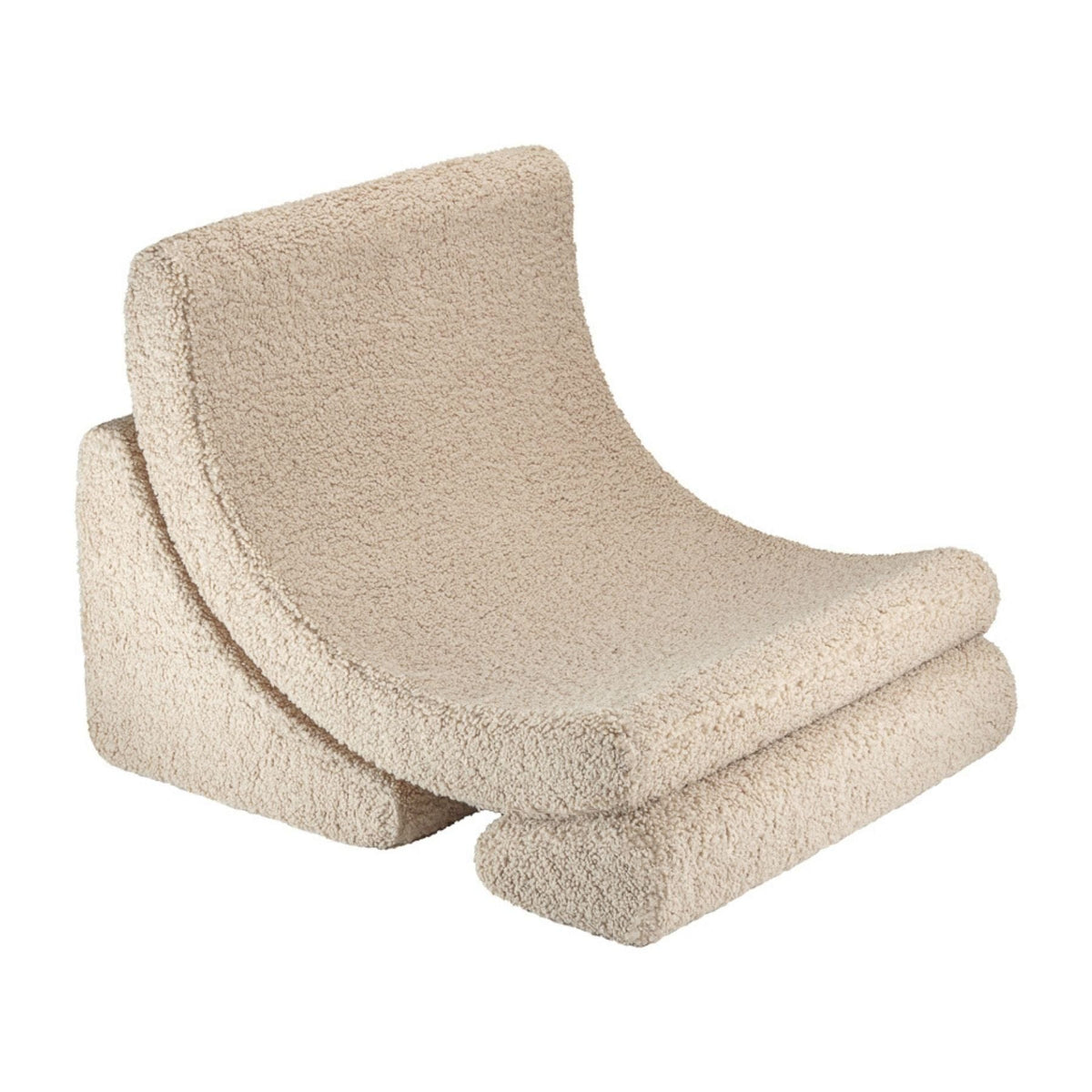 Polstermöbel wigiwama Moon Chair Kindersessel – modularer Kinder-Sessel I Teddy