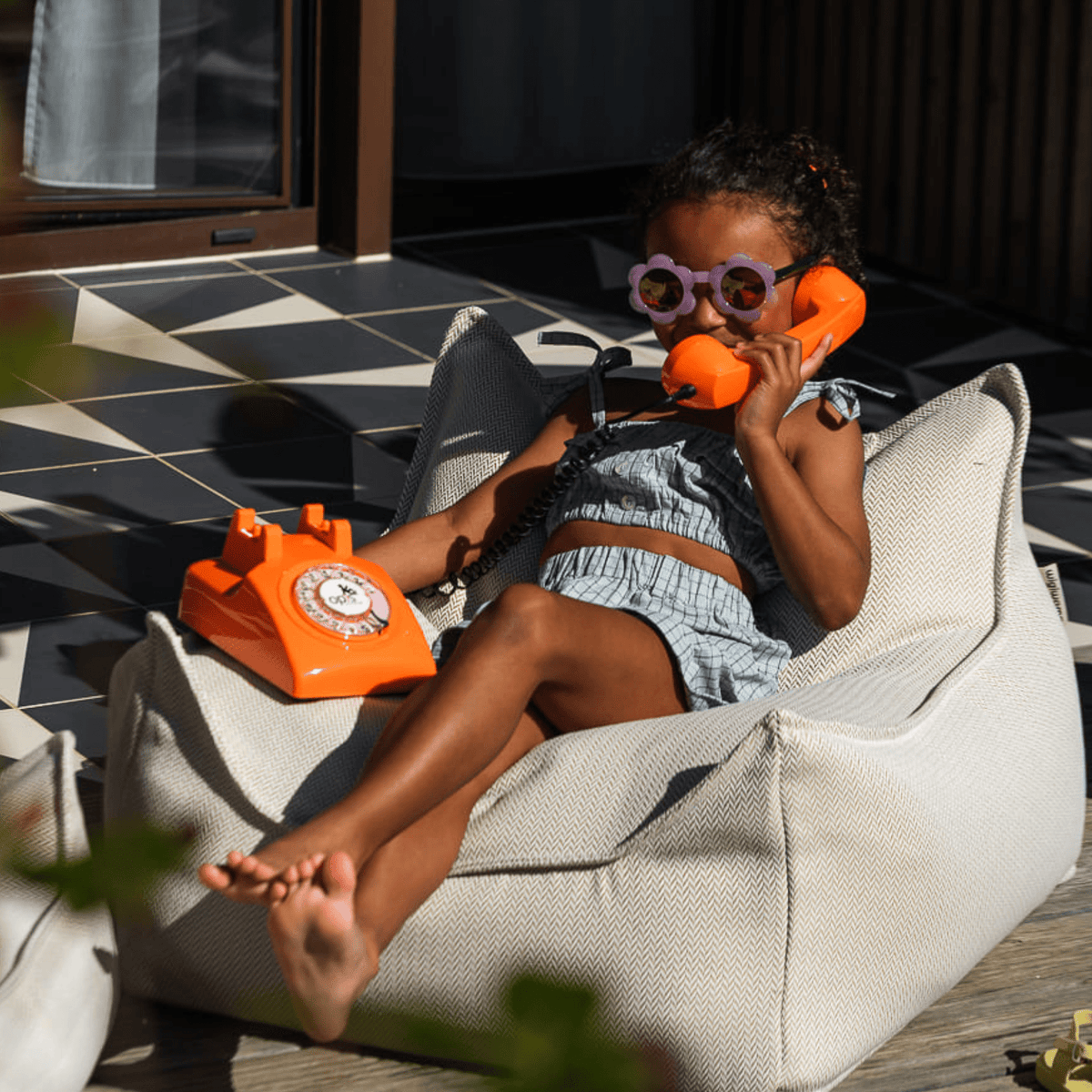 Sitzsäcke & Polstermöbel wigiwama Outdoor Sitzsack und Sessel für Kinder wetterfest | LeoBabys