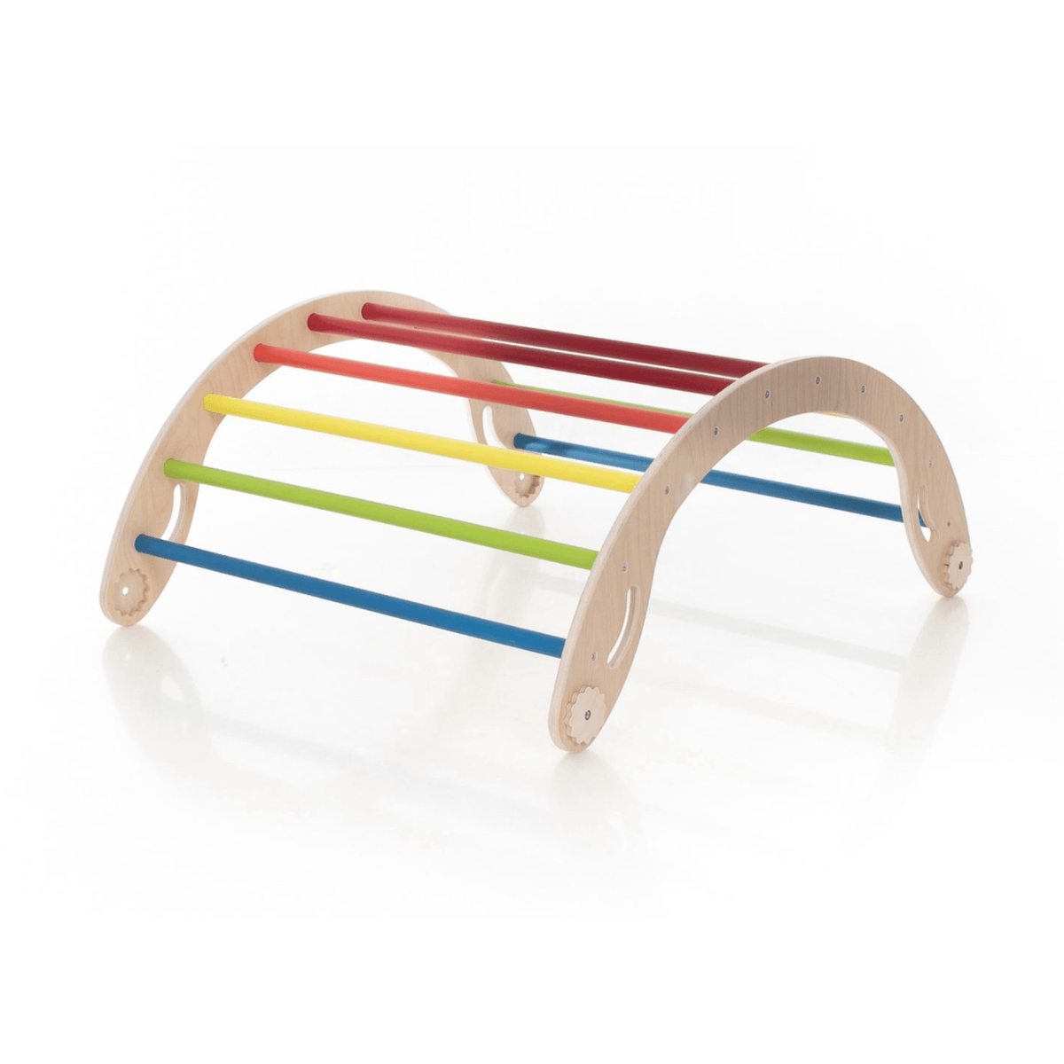 Kletterdreieck Pikler Dreieck Set Bunt – 4-in-1 Motorik-Kletterbaukasten