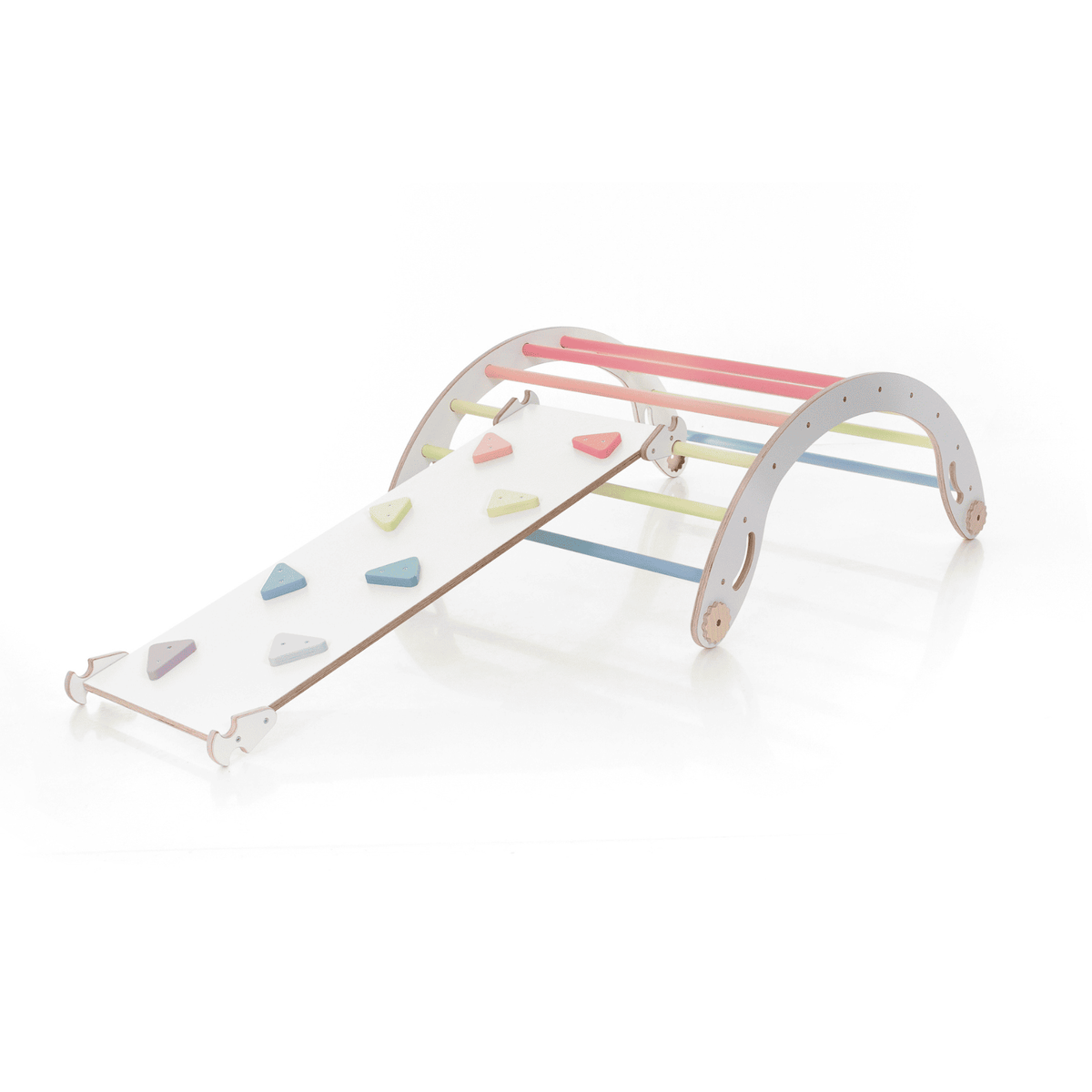 Kletterdreieck Pikler Dreieck Kletterdreieck Pastell – Klappbar