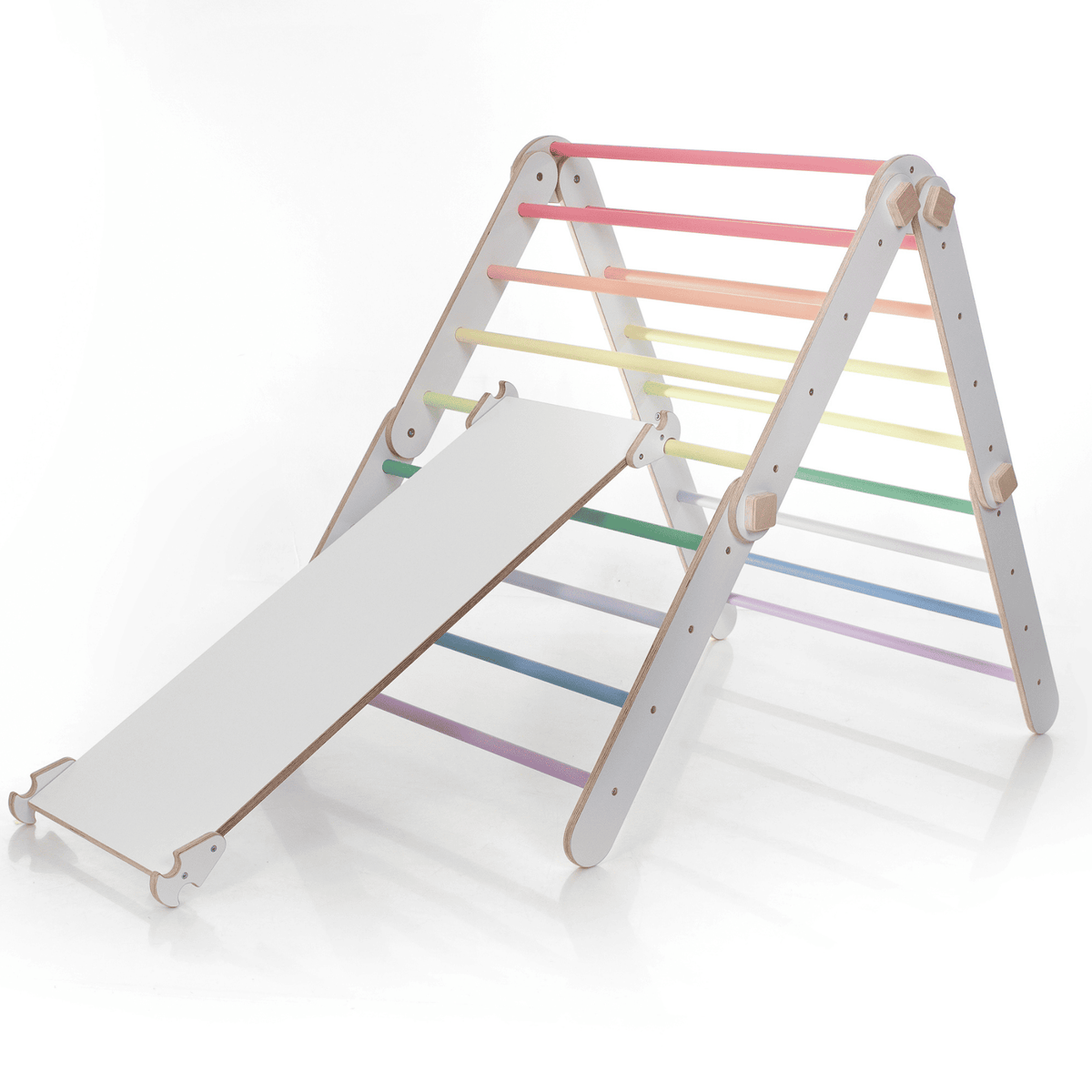 Kletterdreieck Pikler Dreieck Kletterdreieck Pastell – Klappbar