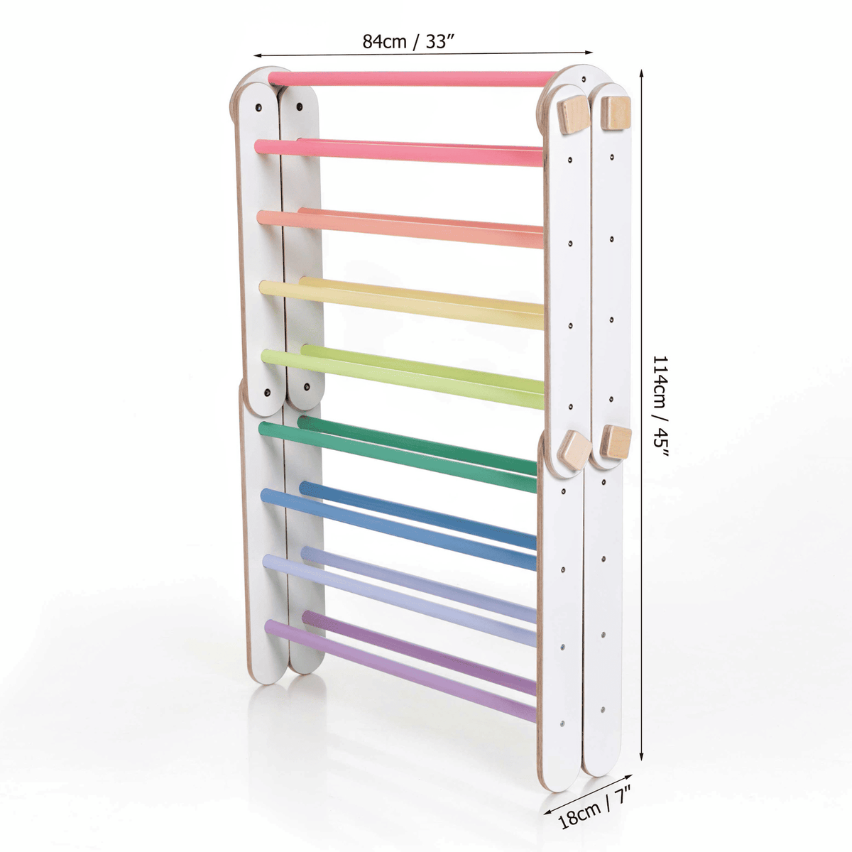 Kletterdreieck Pikler Dreieck Kletterdreieck Pastell – Klappbar