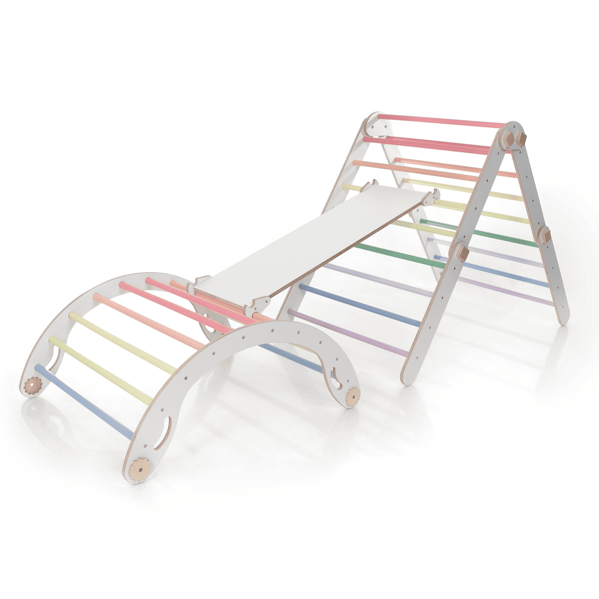 Kletterdreieck Pikler Dreieck Kletterdreieck Pastell – Klappbar
