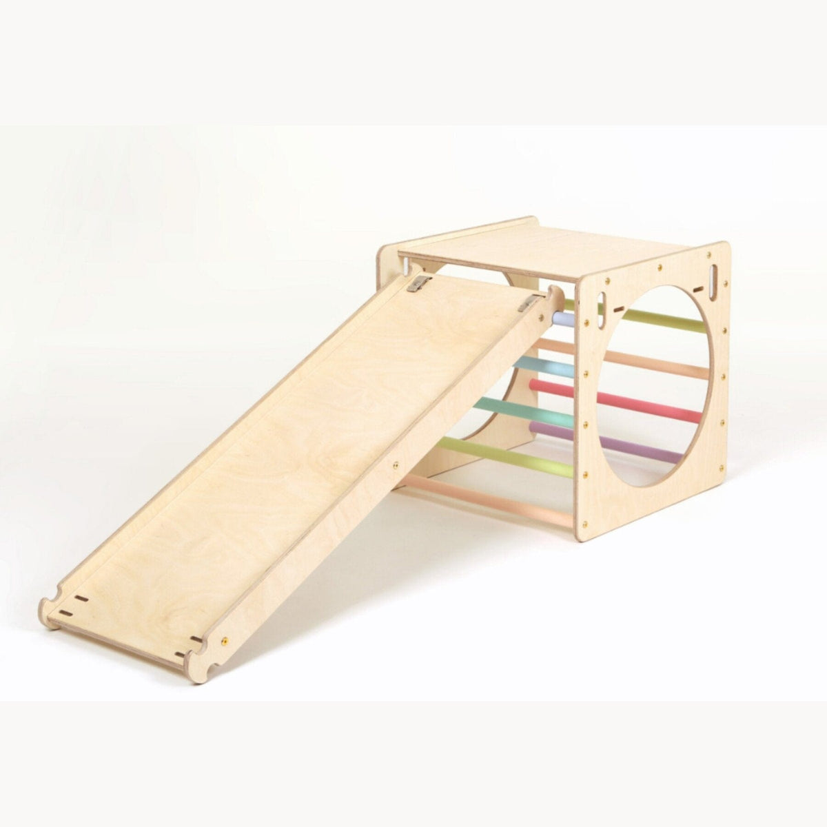 Kletterwürfel Kletterwürfel Explorer Holz Pastell