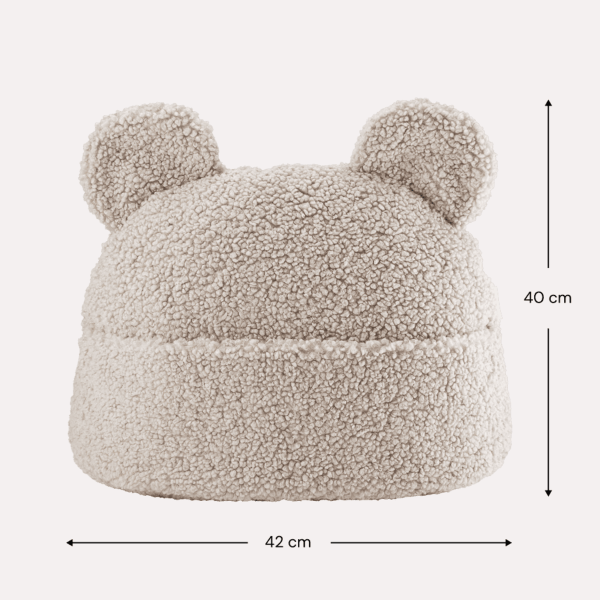 Sitzsäcke Kissen mit Tasche aus Teddy Polster I wigiwama