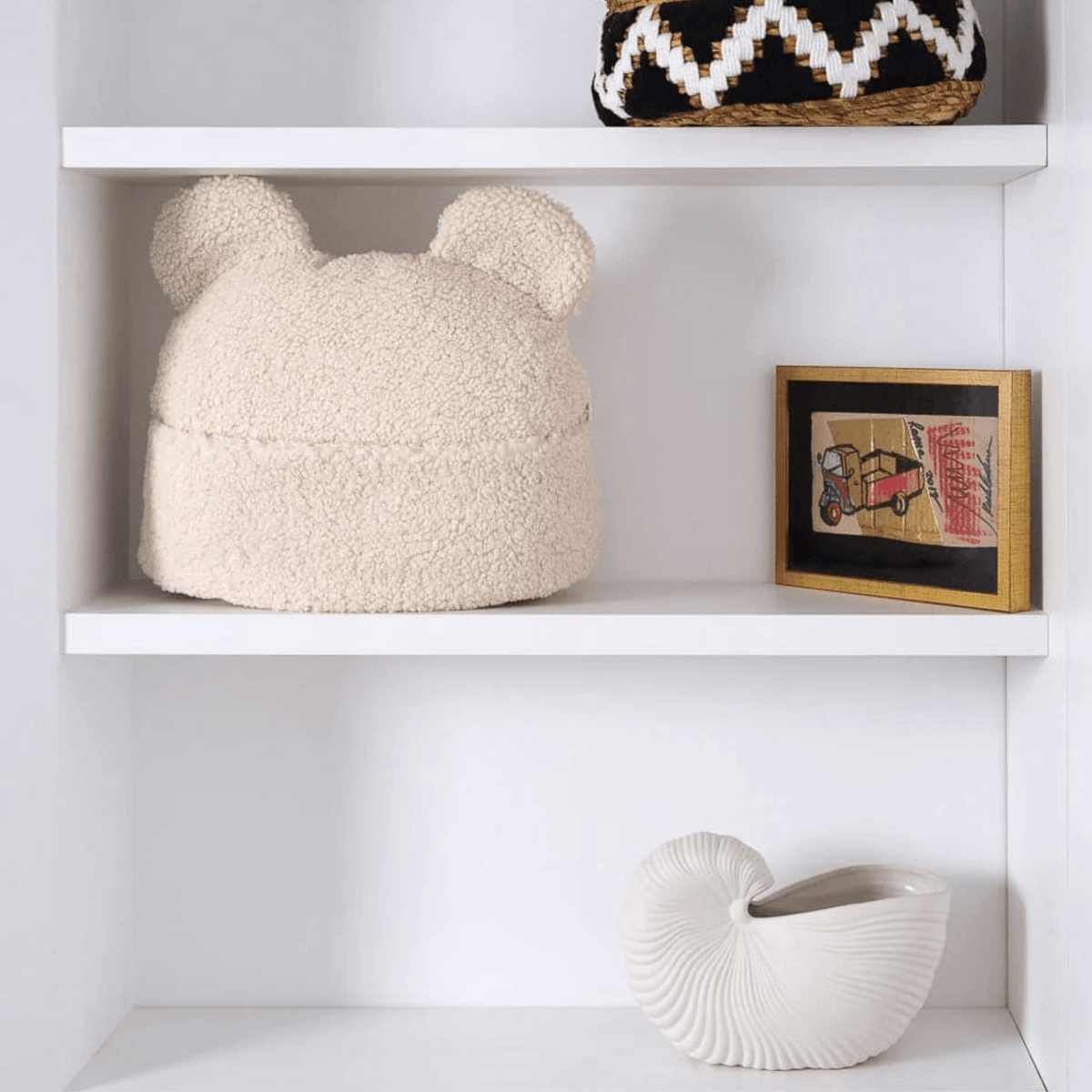 Sitzsäcke Kissen mit Tasche aus Teddy Polster I wigiwama