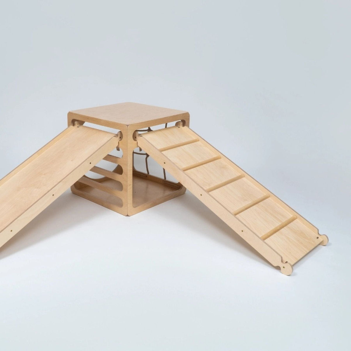 Kletterdreieck Doppelseitig Rutsch- und Kletterrampe für Klettergerüste & Spielwürfel