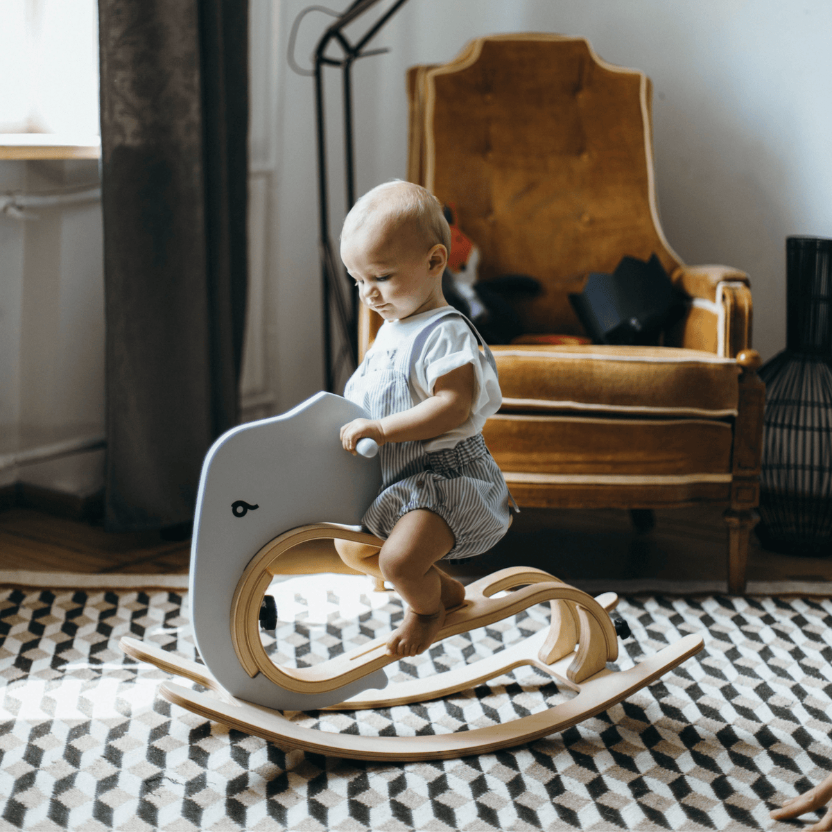 Laufräder Schaukel-Elefant Erweiterung für Balance Bike 3in1