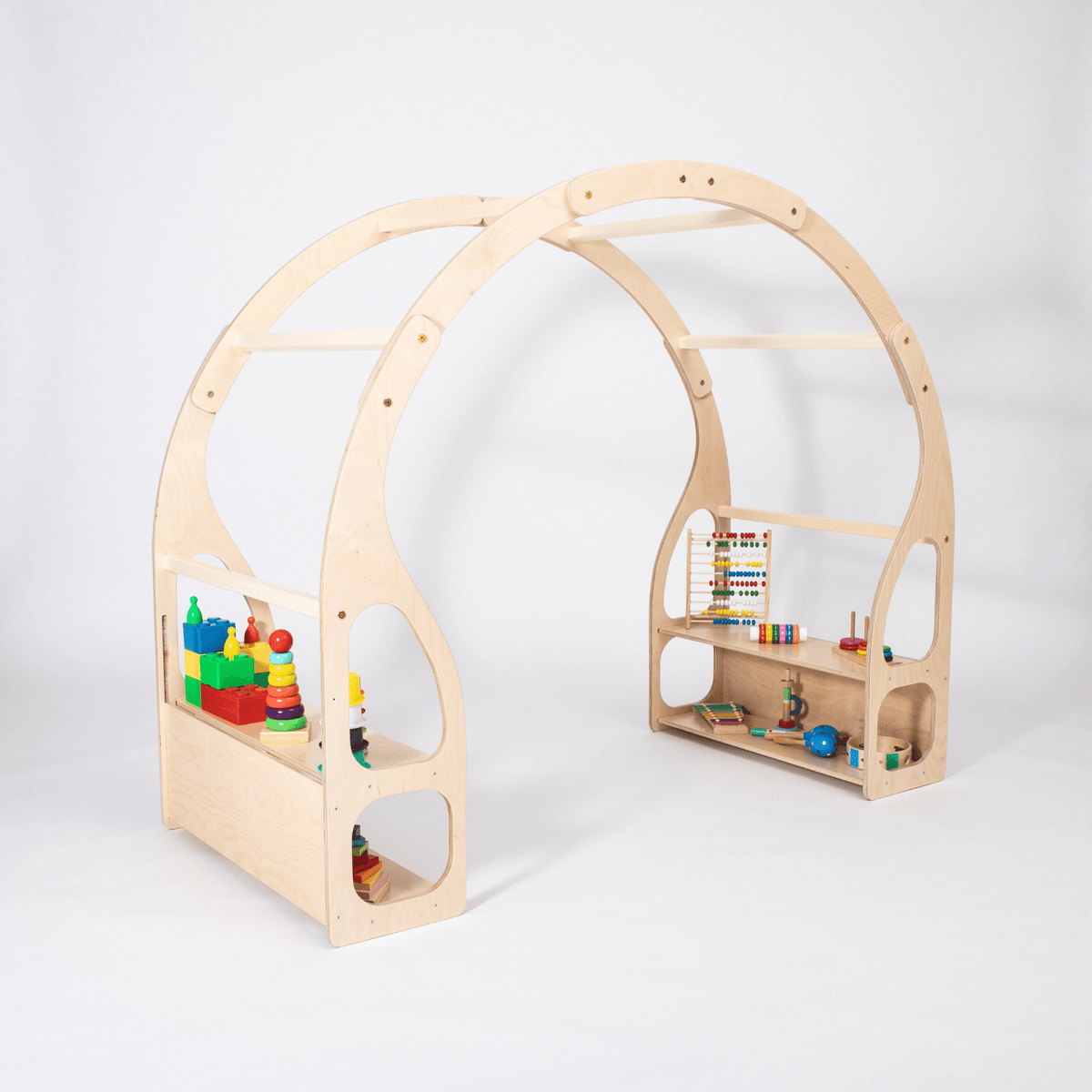 Möbel Montessori-Spielzeugregal für Kleinkinder