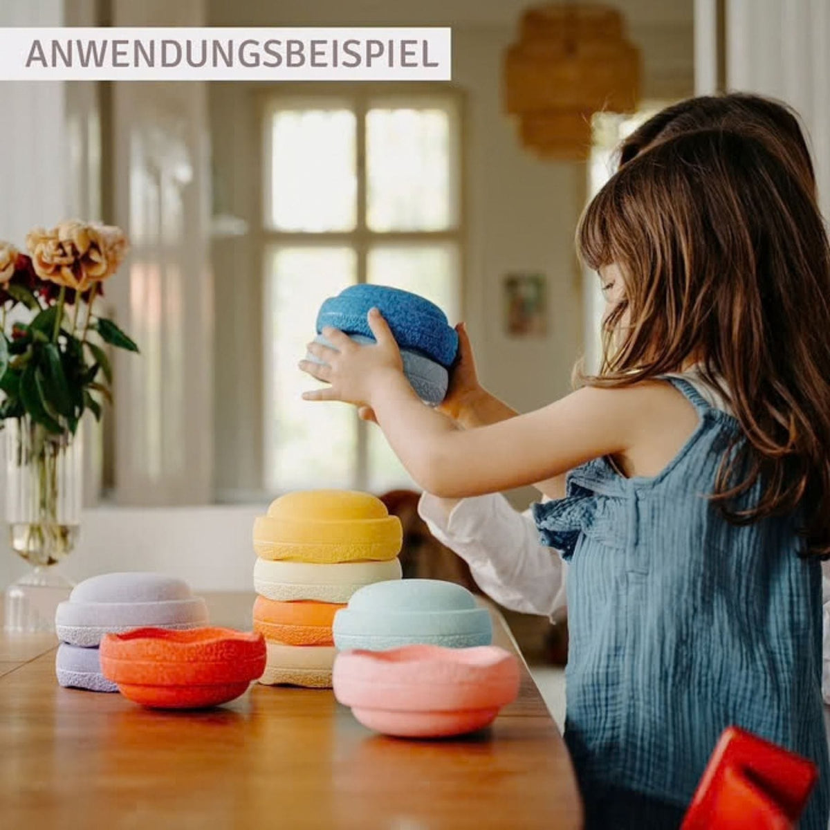 Stapelsteine Stapelstein Mini rainbow Winter Special, 6 + 1 Minis, classic oder pastel
