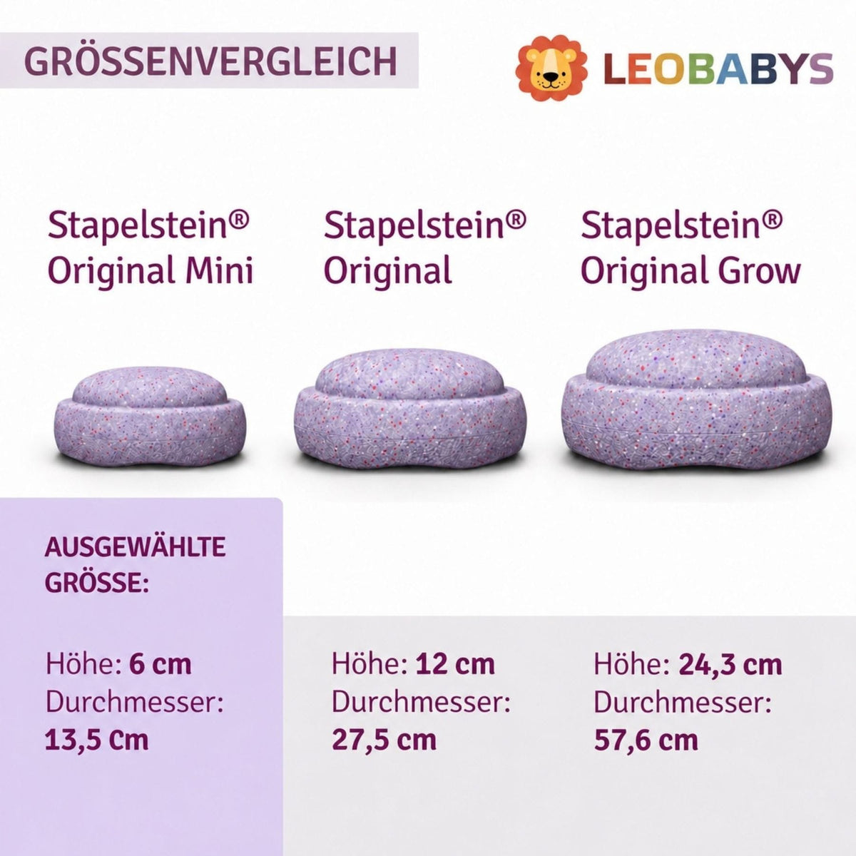 Stapelsteine Stapelstein Mini rainbow Winter Special, 6 + 1 Minis, classic oder pastel