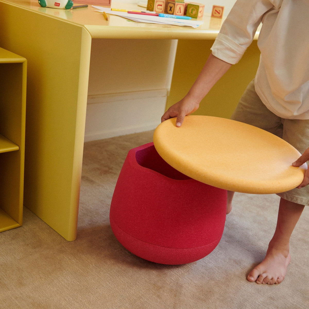 Stapelsteine Stapelstein Dynamic small, Kinderhocker aus Base und Board, ab 3 Jahren