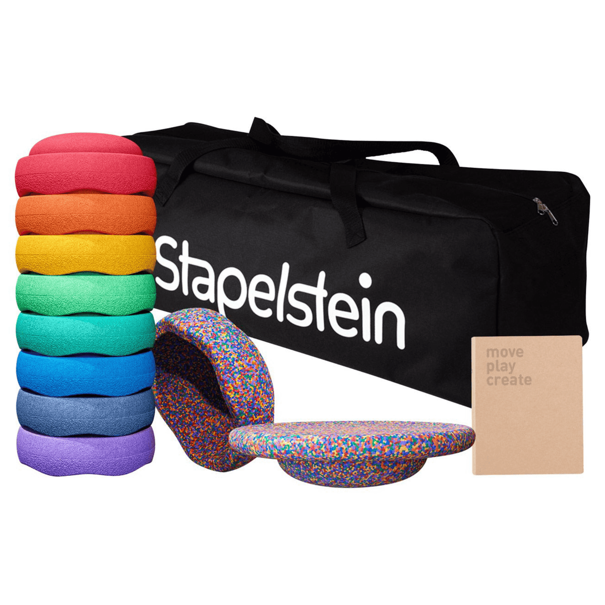 Stapelsteine Stapelstein Original Regenbogen Starterset "LIMITED EDITION"