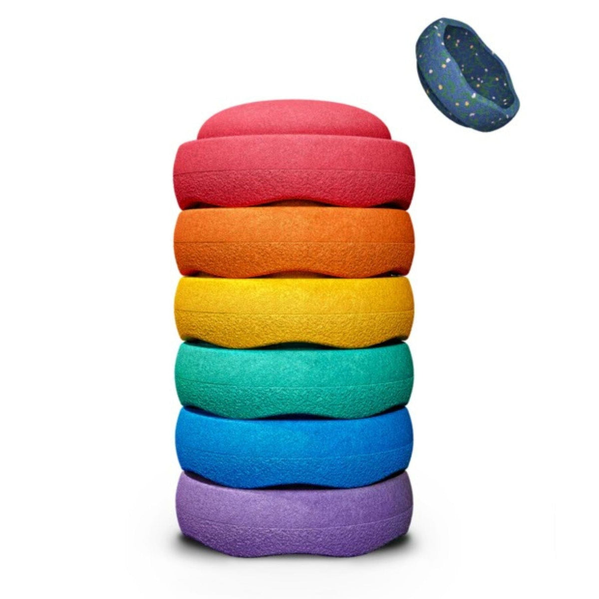 Stapelsteine Stapelstein® Spring Special Rainbow — 6 Steine