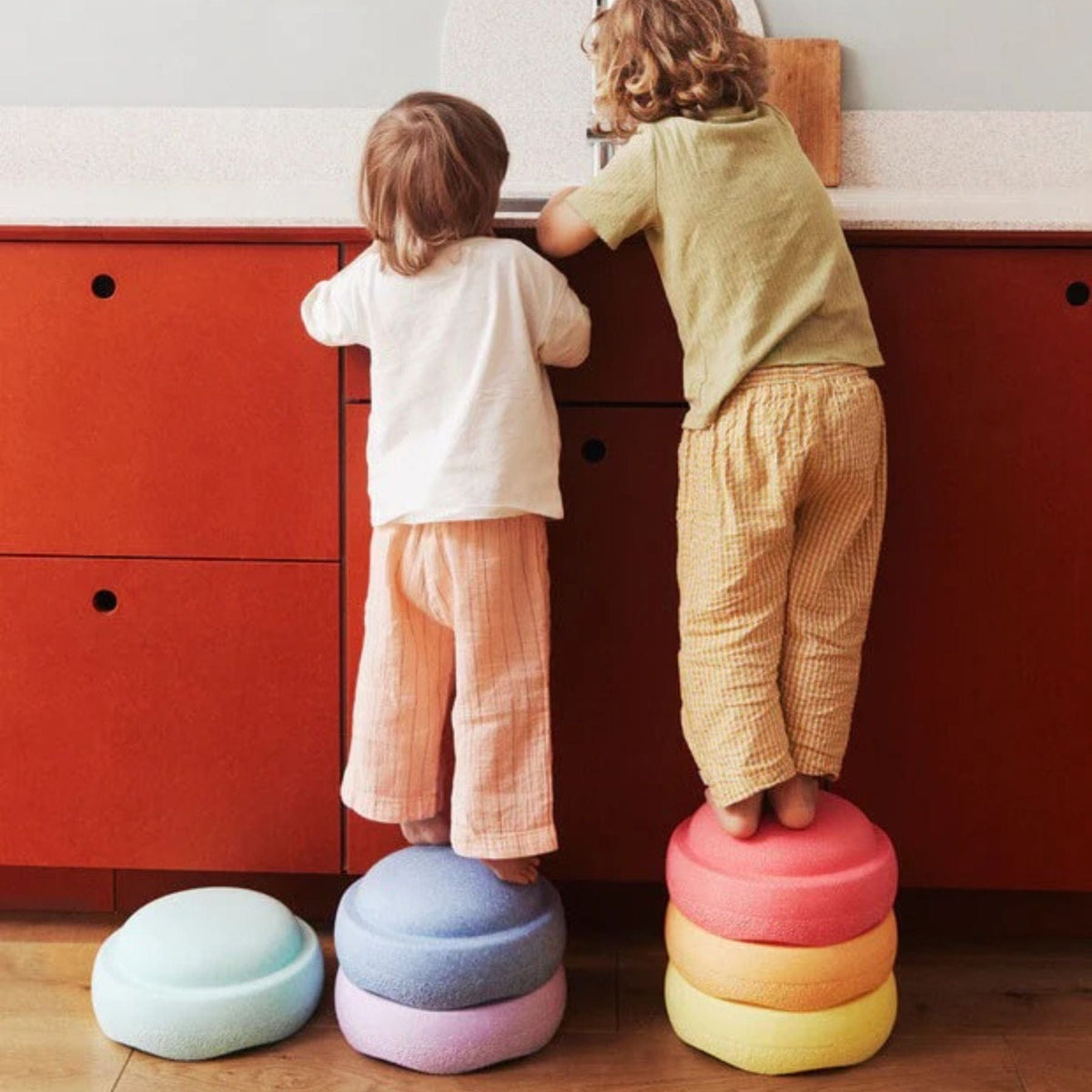 Stapelsteine Stapelstein® Spring Special Rainbow — 6 Steine