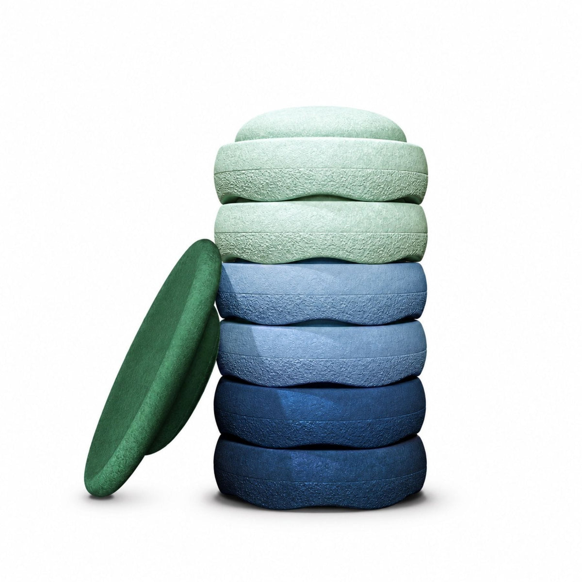 Stapelsteine Stapelstein® Waters & Greens Set - Balancesteine & Board in Naturfarben | ab 1 Jahr