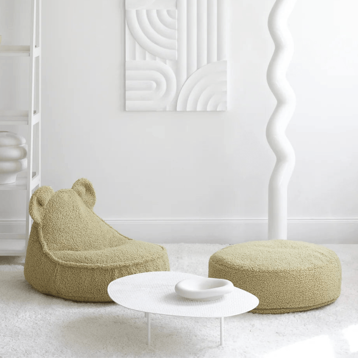 Polstermöbel Kinder Sitzsack & Ottoman Sitzgelegenheit Set wigiwama