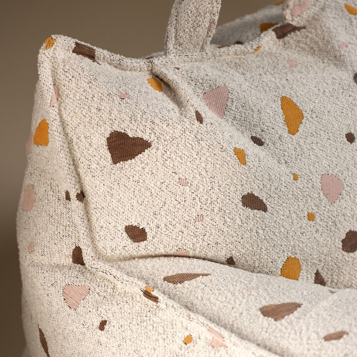 Sitzsäcke wigiwama Sitzsack-Sessel Terrazzo aus Bouclé für Kinder
