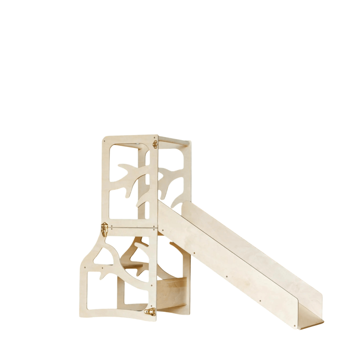 Learning Tower 3in1 wandelbarer Montessori Lernturm - mit Rutsche oder Tritthocker - Tree Design