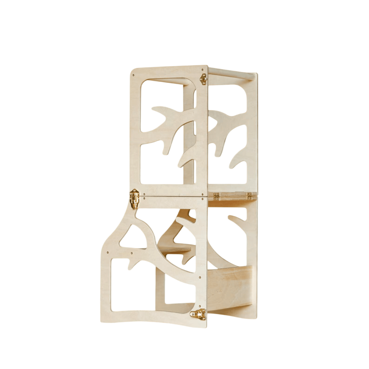 Learning Tower 3in1 wandelbarer Montessori Lernturm - mit Rutsche oder Tritthocker - Tree Design