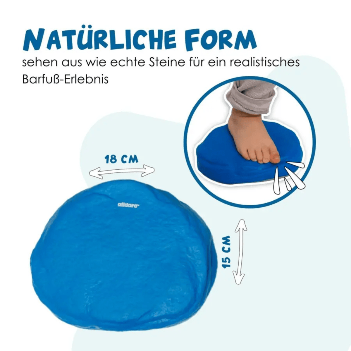 Balancierbretter Wolkensteine – Soft-Balanciersteine im 8er Set