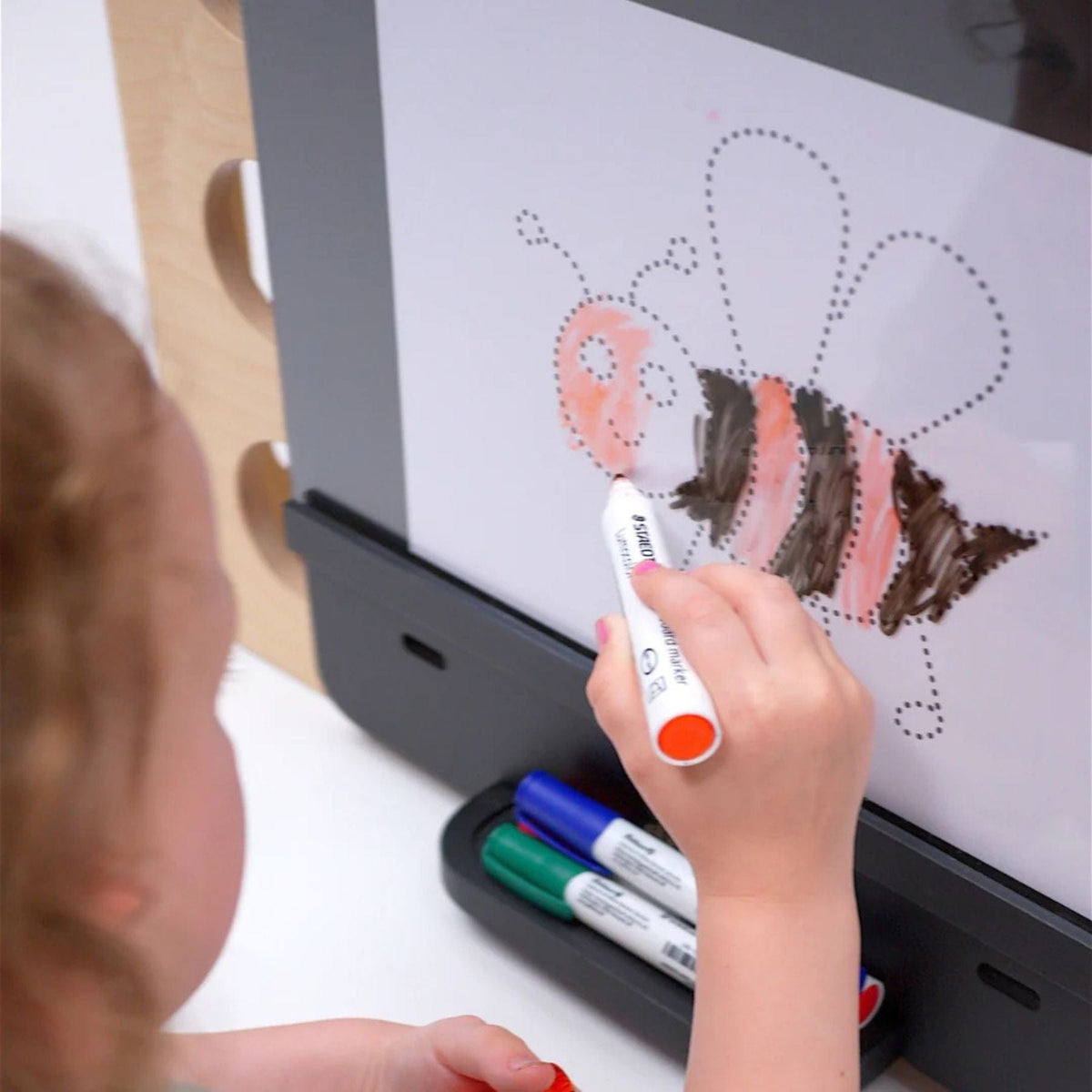Zweiseitige Maltafel für Lerntürme & Kletterspielzeug