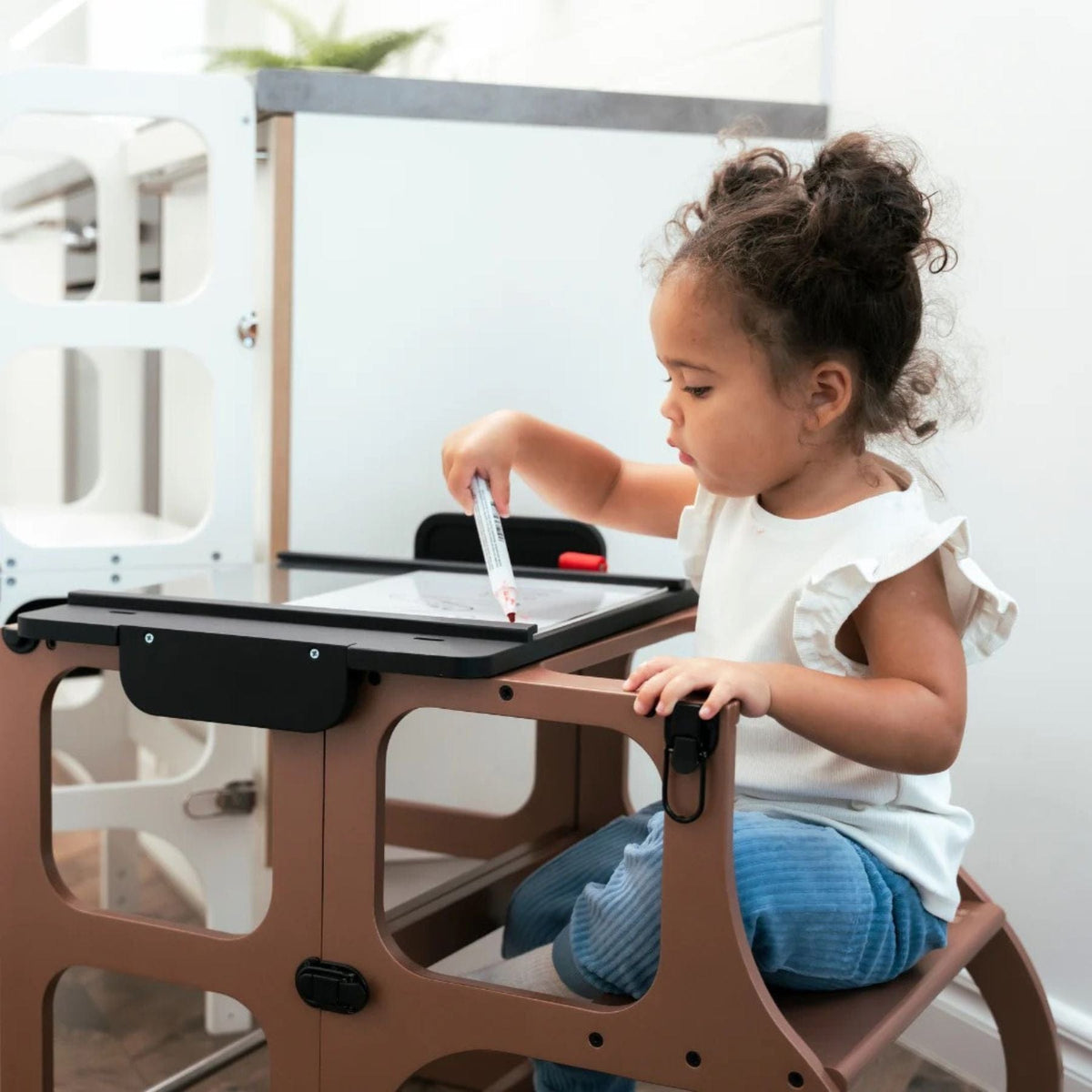 Zweiseitige Maltafel für Lerntürme & Kletterspielzeug