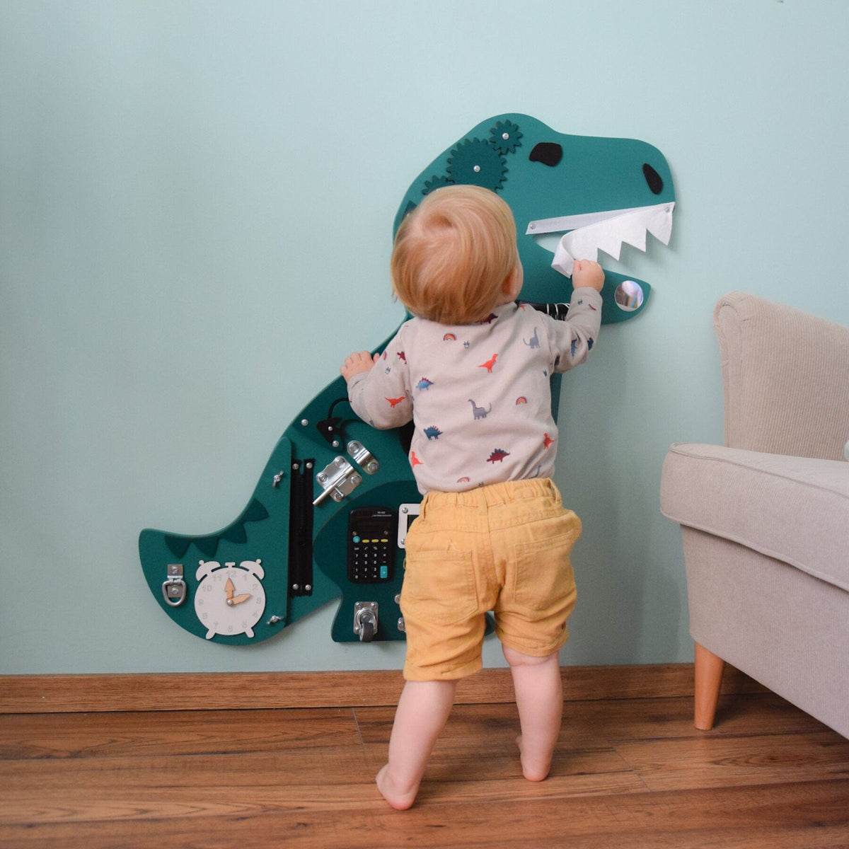 Busy Board Activity Board Busy Board Dinosaurier - Tyrannosaurus Rex