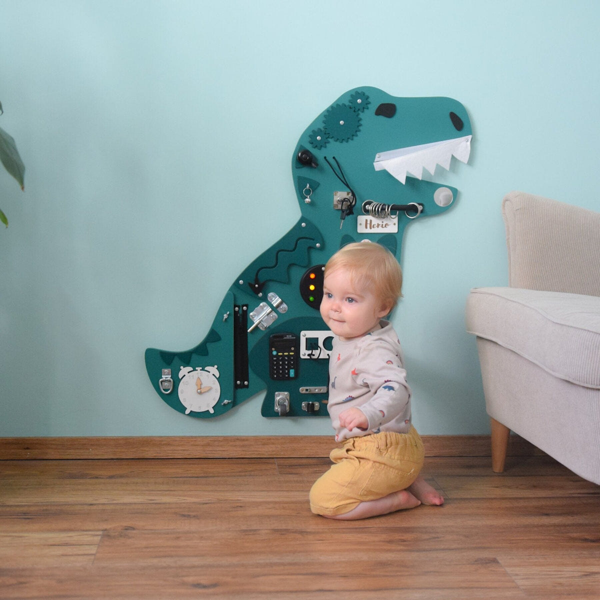 Busy Board Activity Board Busy Board Dinosaurier - Tyrannosaurus Rex