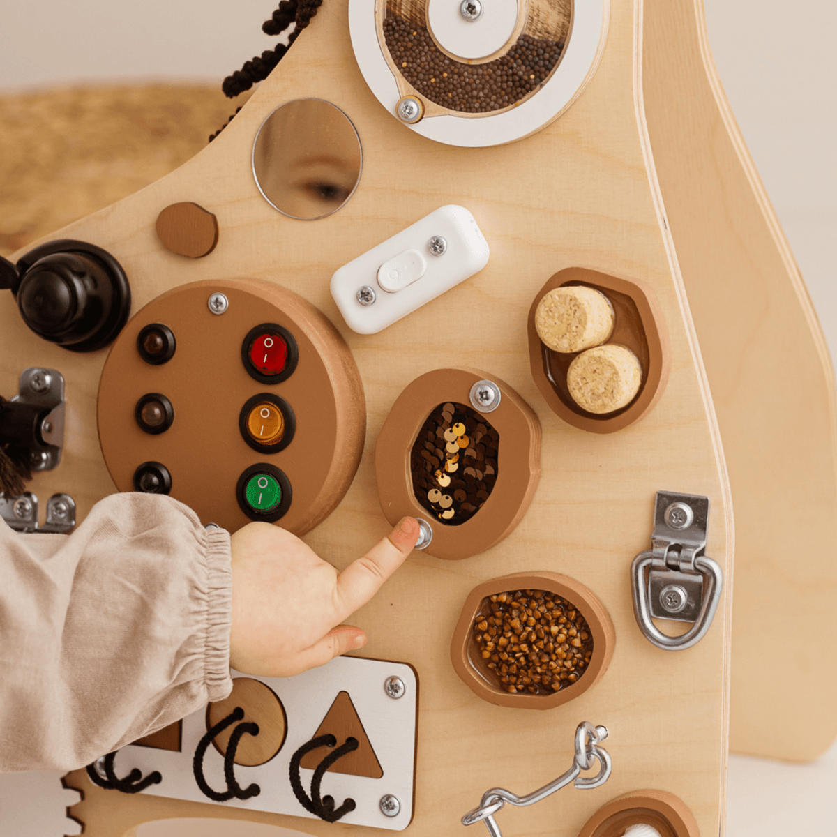 Busy Board Activity Board Montessori Busy Board Holz Giraffe - Melman