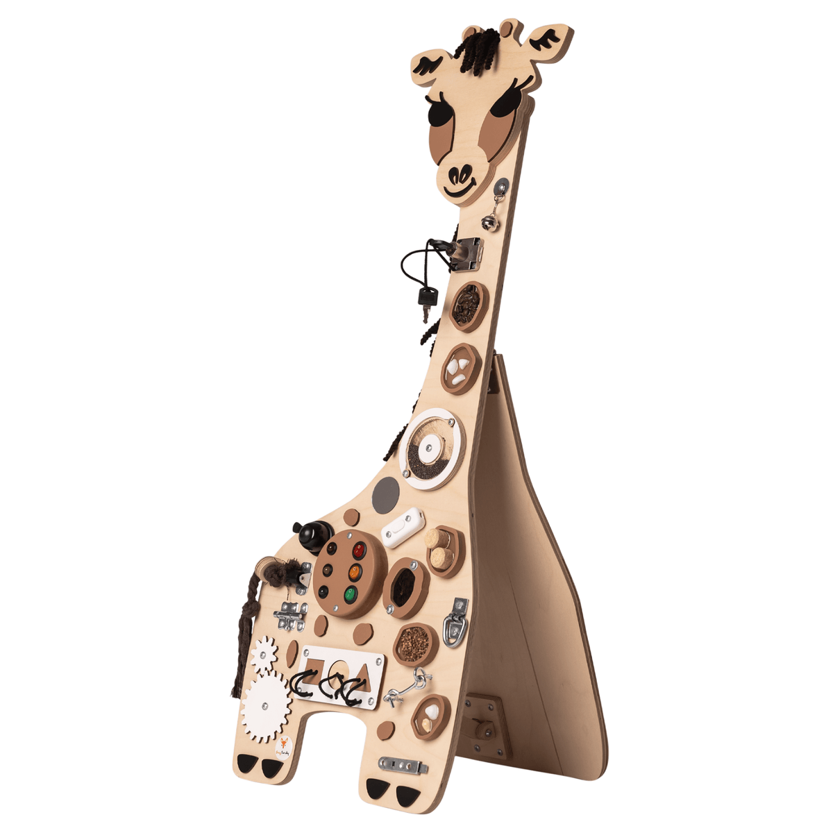 Busy Board Activity Board Montessori Busy Board Holz Giraffe - Melman